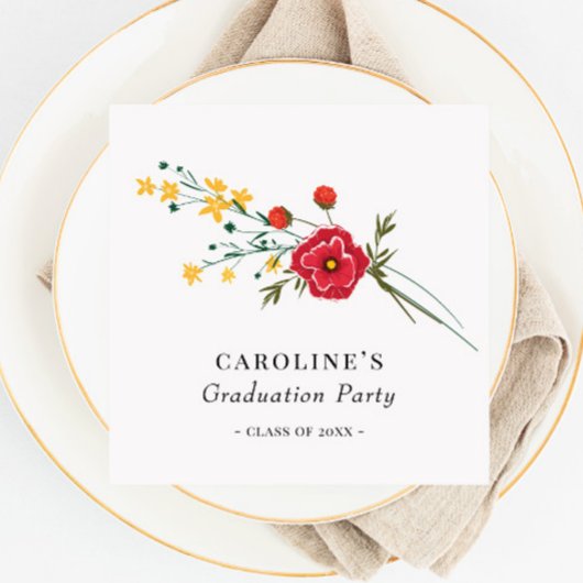 Wildblume Graduation Party "Class of 2023" Serviette