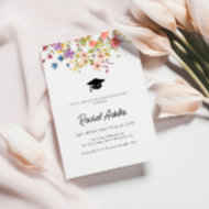 Wildblume Graduation Party Einladung, Blumengrad Einladung
