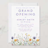 Wildblume Grand Opening Einladung (Vorderseite)