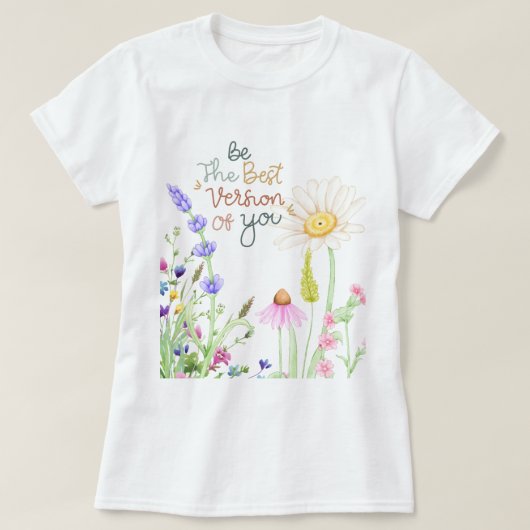 "Wildblume Graphic T - Shirt Inspiration (Design vorne)