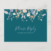 Wildblume Green Menu Choice UAWG Postkarte (Vorderseite)