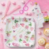 Wildblume Greenery Pappteller (Party)