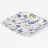 Wildblume Greenery Pappteller (Gewinkelt)