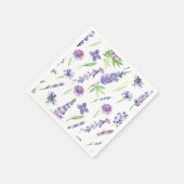 Wildblume Greenery Serviette (Ecke)