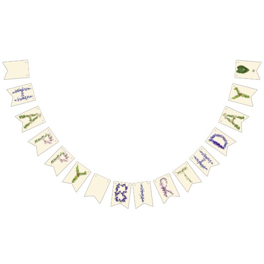 Wildblume Happy Birthday Banner (Alle)