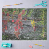 Wildblume Happy Birthday Seidenpapier (Basteln)