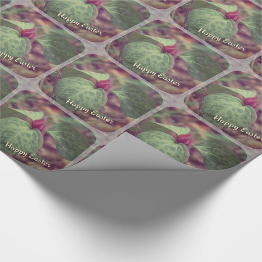 Wildblume Happy Oaster Geschenkpapier (Ecke)