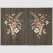 Wildblume Herbst Bouquet Pampas Seidenpapier (Vorderseite)