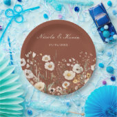 Wildblume Herbstfällt Blumenhochzeit Pappteller (Party)