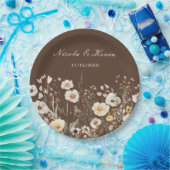 Wildblume Herbstfällt Blumenhochzeit Pappteller (Party)