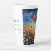 Wildblume Herznachweis Tasse (Vorderseite)