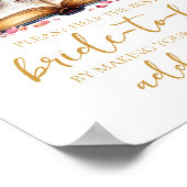 Wildblume hilft der geschäftigen Braut bei der Bew Poster (Ecke)