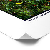 Wildblume Hills Poster (Ecke)