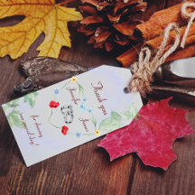 Wildblume Hochzeit Dankeschön