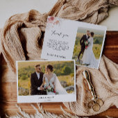 Wildblume Hochzeit Dankeschön-Karte Einladung