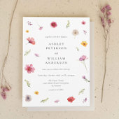 Wildblume Hochzeit Einladung