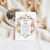 Wildblume Hochzeit Einladung