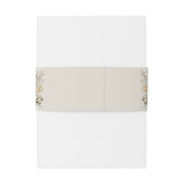 Wildblume Hochzeit Einladungsbanderole (Rückseitenbeispiel)