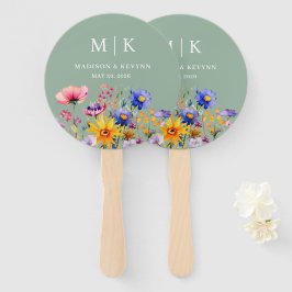 Wildblume Hochzeit Fächer