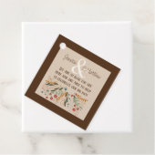 Wildblume Hochzeit floraler Elegant Spaß Inspirivi Geschenkanhänger (Beispiel)