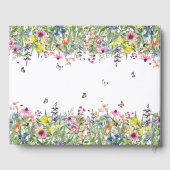 Wildblume Hochzeit Gästebuch (Rückseite)