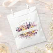 Wildblume Hochzeit Geschenktütchen (Ausgeschnitten)