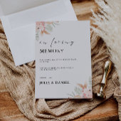 Wildblume Hochzeit im Zeichen des liebenden Gedäch Einladung