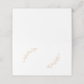 Wildblume Hochzeit Platzkarte (Außenseite Aufgefaltet)