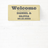 Wildblume Hochzeit rustikale Landsitzkarten Banner (InSitu)