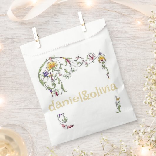 Wildblume Hochzeit Rustikales Land Wilde Blume Mi Geschenktütchen (Ausgeschnitten)
