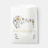 Wildblume Hochzeit Rustikales Land Wilde Blume Mi Geschenktütchen (Vorderseite)