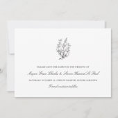 Wildblume Hochzeit Save The Date (Vorderseite)