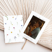 Wildblume Hochzeit Save The Date