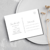 Wildblume Hochzeitbudget Save the Date Ankündigungspostkarte