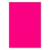 Wildblume Hochzeitsdiagramm Tischnummer (Rückseite)