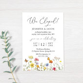 Wildblume Hochzeitsempfang Einladung