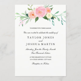 Wildblume Hochzeitsfeiern Einladung