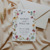 Wildblume Hochzeitsfeiern Einladung