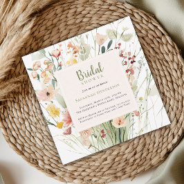 Wildblume Hochzeitsfeiern Einladung