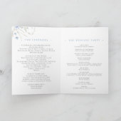 Wildblume-Hochzeitskarte Dankeskarte (Innenseite)