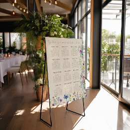 Wildblume Hochzeitskarte für Wasserfarben