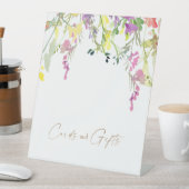 Wildblume Hochzeitskarten und Geschenkgutschrift Sockelschild (In Situ)