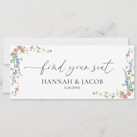 Wildblume Hochzeitsstift (Vorderseite)