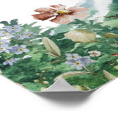 Wildblume | Hochzeitstisch Poster (Ecke)