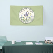 Wildblume Honey Green Banner (Messeveranstaltung)