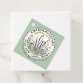 Wildblume Honigetikett mit Bienenstockbord Geschenkanhänger (Beispiel)