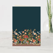 Wildblume Hübsches, individuelles Alter Geburtstag Karte (Rückseite)