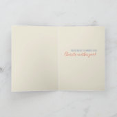 Wildblume Hübsches, individuelles Alter Geburtstag Karte (Innenseite)