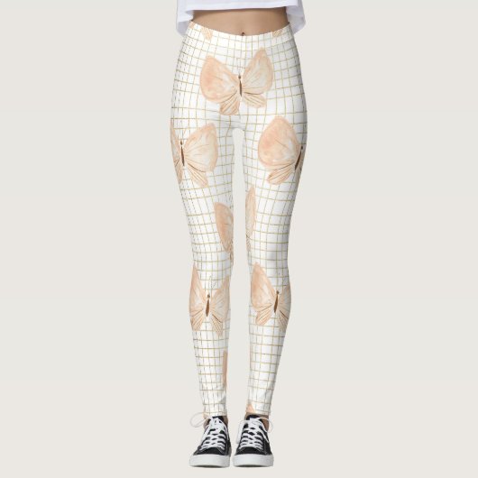 Wildblume Hüllen Leggings (Vorderseite)