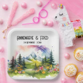 Wildblume im Freien Pappteller (Party)